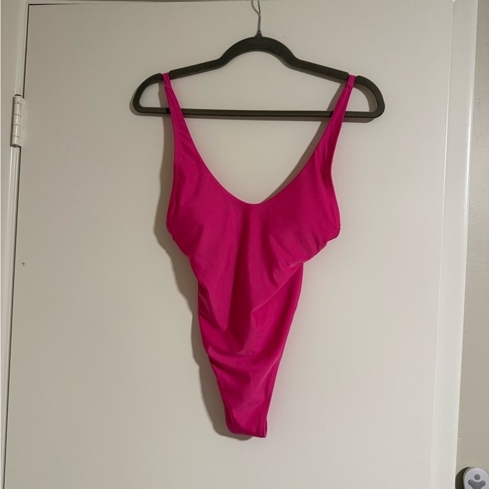 RELLECIGA Kids One Piece Swimsuit - Hot Pink